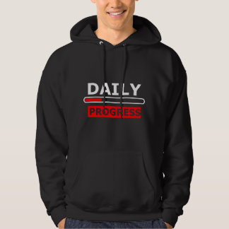 Moletom Daily Progress Motivational Hoodie – Red Smile