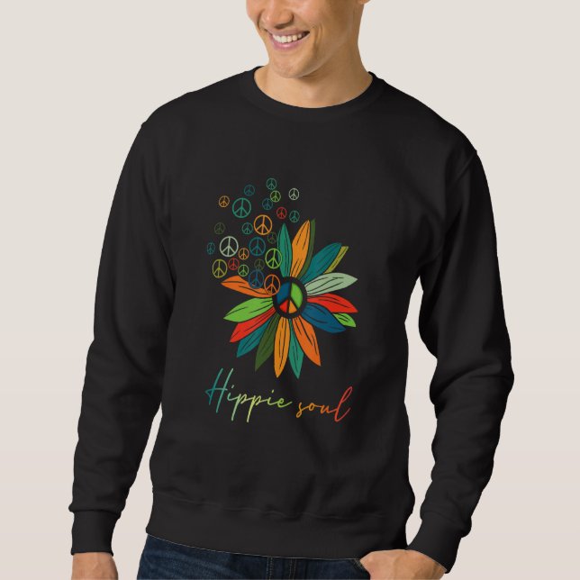 Moletom Daisy Hippie Soul Flower Lovers (Frente)
