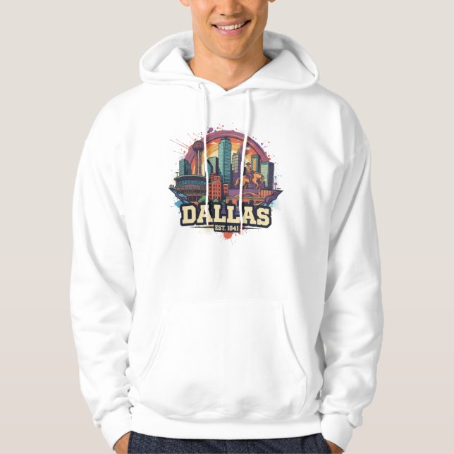 Moletom Dallas Texas T-Shirt | Orgulho da Cidade do Estado (Frente)