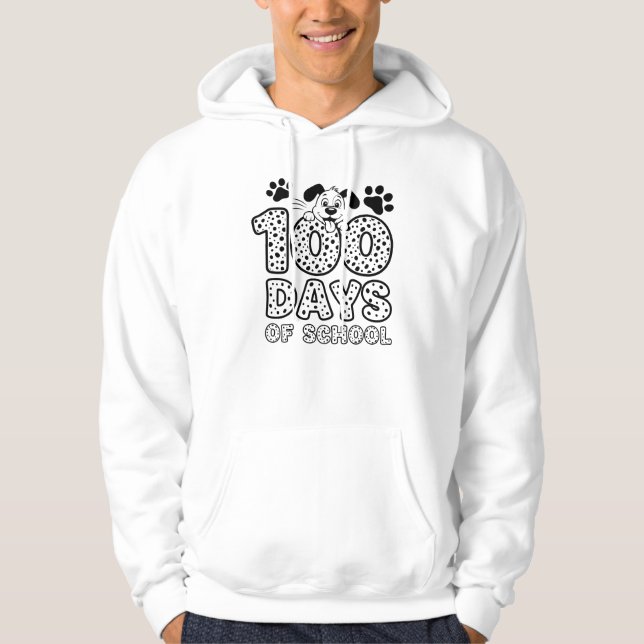 Moletom Dálmatas 100 Dias de Escola  (Frente)