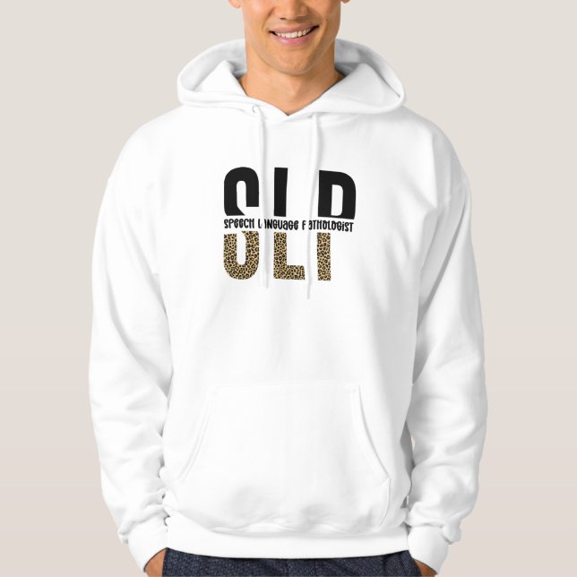 Moletom Dama patologista de língua impressão do SLP (Frente)