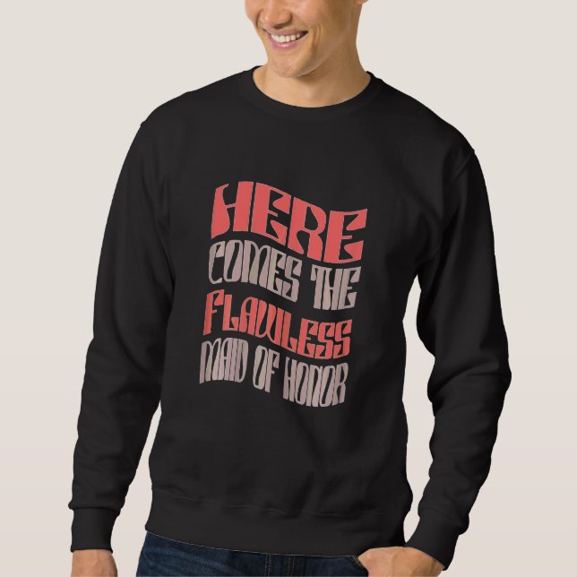 Moletom Damas de Honra Feminino Combinando Sem Falhas Desp (Frente)