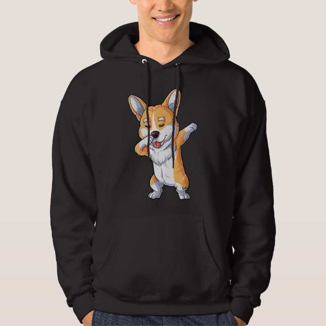 Moletom Dança De Cachorro Corgi (Frente)