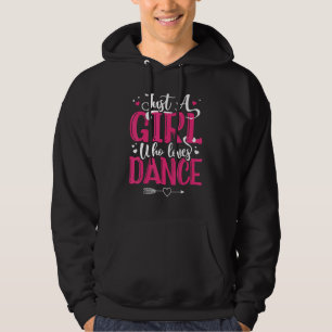 Moletom Dançarina Dançando Apenas Uma Menina Que Ama Dança