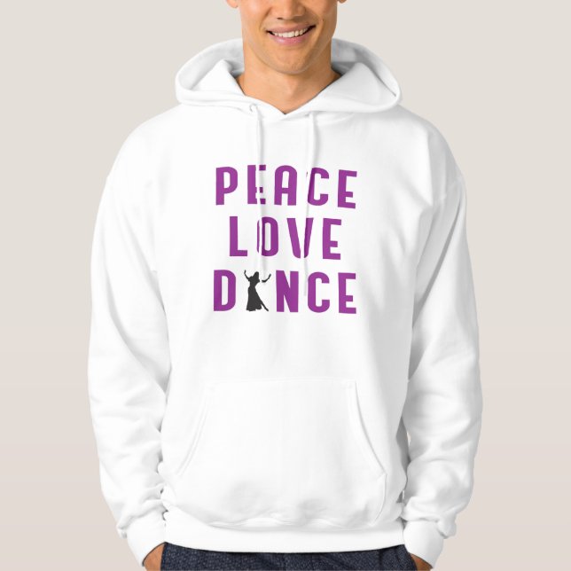Moletom Dance Love Dancing Party Sport Dancer Engraçado Da (Frente)