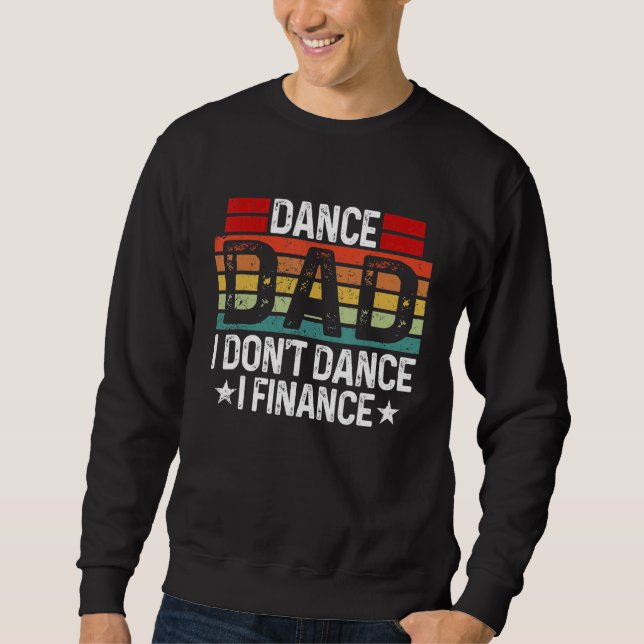 Moletom Dance Pai Finance Dancer Papa No Dia de os pais 1 (Frente)