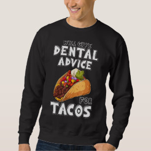 Moletom Dar Aconselhamento Dental Para Tacos Dentista Engr