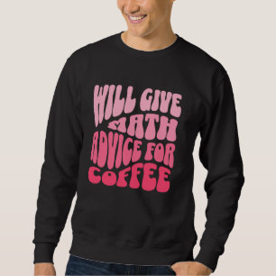 Moletom Dará Conselhos de Matemática para o Café Engraçado