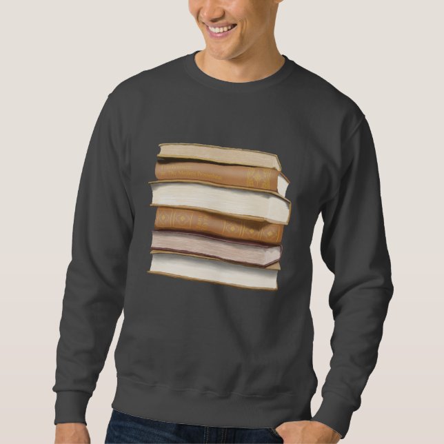 Moletom Dark Academia Antique Books (Frente)