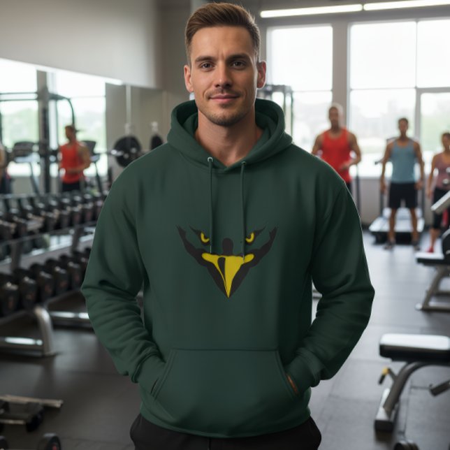 Moletom Dark Eagle Eyes Hoodie | Powerful Minimalist Preda (Criador carregado)