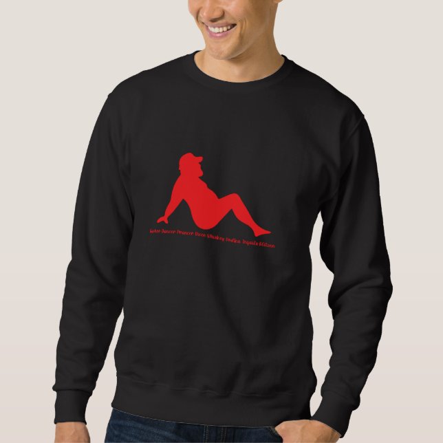 Moletom Dasher Dancer Prancer Vixen Whiskey Vodka Tequila (Frente)