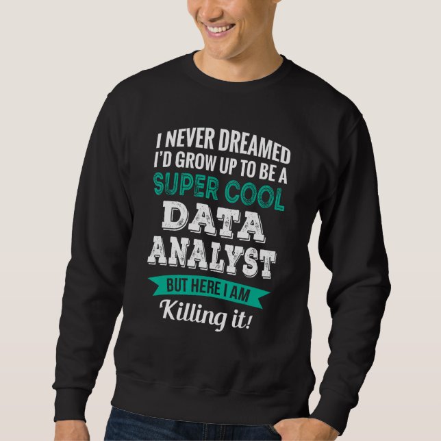 Moletom Data Analyst   Appreciation (Frente)
