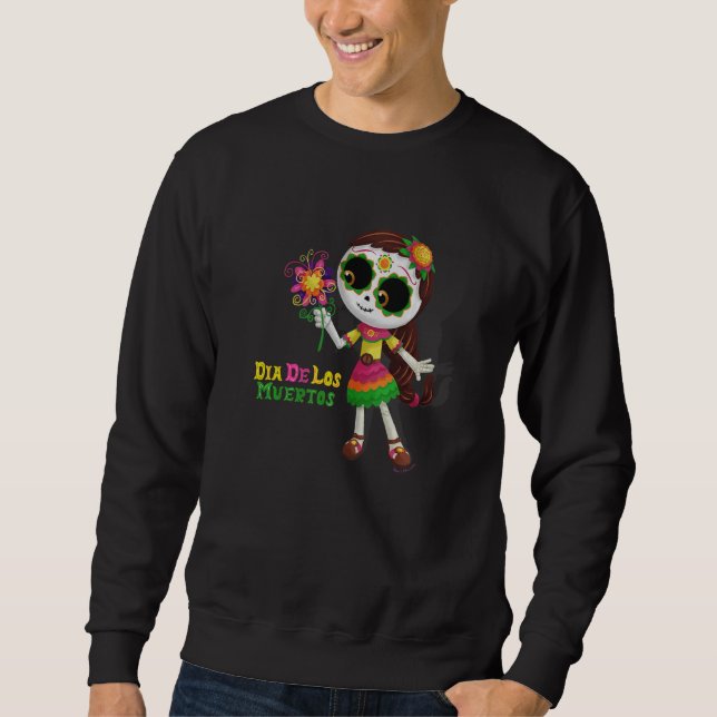 Moletom Day of The Dead La Catrina Dia De Los Muertos Fami (Frente)