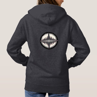 Moletom de Amante de Música – Café, Guitarra e Ar 