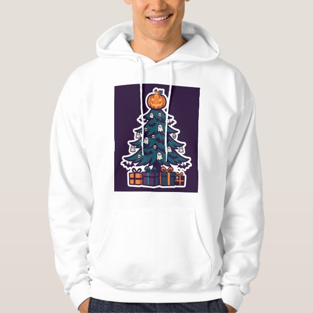 Moletom de árvore de Natal assombrada (Frente)
