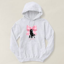 Moletom de Casal Romântico com Laço Rosa Dança com