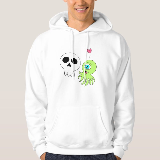 Moletom de Crânio que Alien Ama  (Frente)