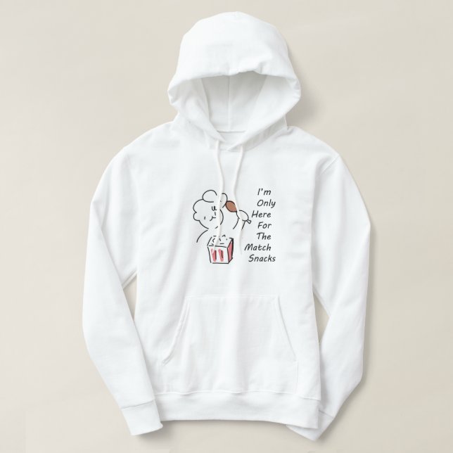 Moletom de Fã de Futebol Bobalhão - Estou Aqui Só  (Frente do Design)