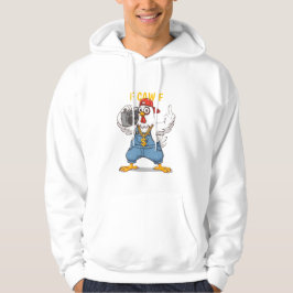 Moletom de Frango Gangsta Engraçado F CAW F Estilo