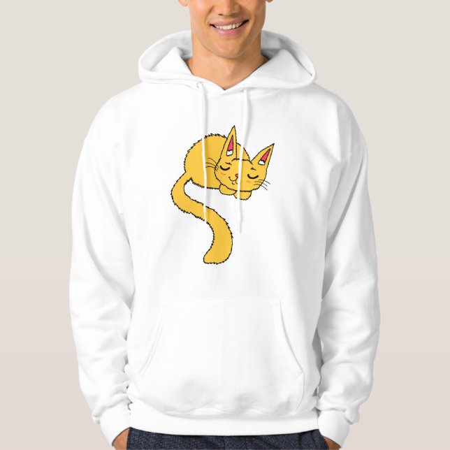 Moletom de Gato Laranja Dormindo  (Frente)
