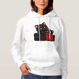 Moletom de Gato Preto Fofo - Gato Preto Aconchegan