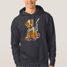 DE/GB Weihnachtshoodie Hund / Christmas hoodie dog