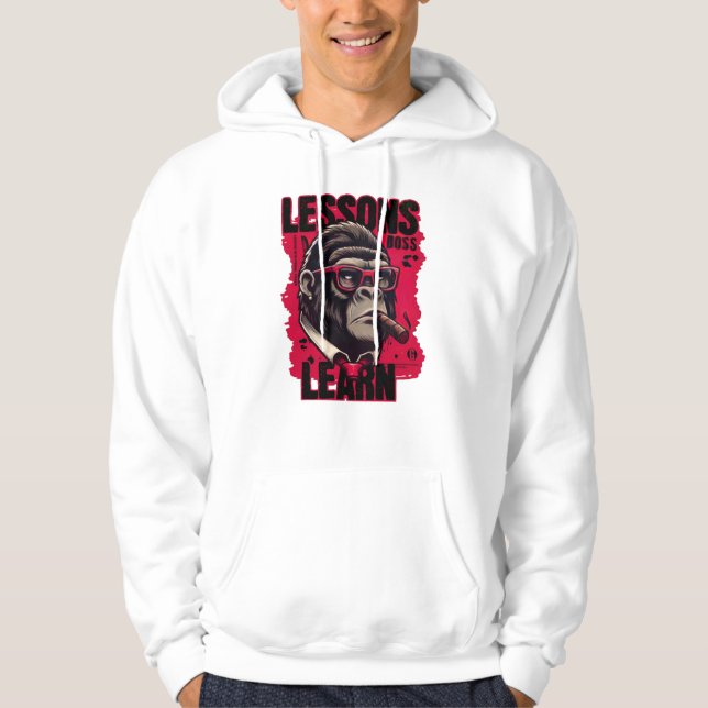 Moletom de Lições de Gorila para Homens  (Frente)