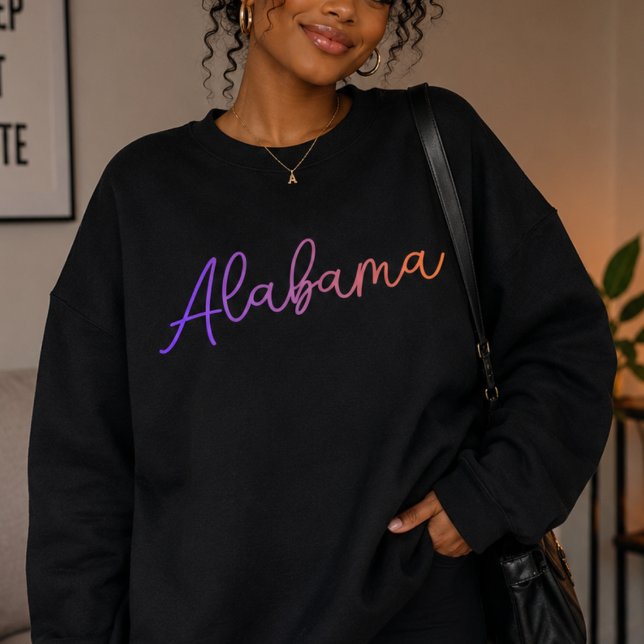 Moletom de Manga Comprida Alabama Pride State Trav (Criador carregado)