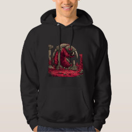 Moletom de Monstro Verme Alienigena Vermelho Gigan