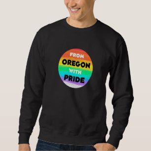 Moletom De Oregon com Orgulho LGBTQ Dando Citações LGBT P