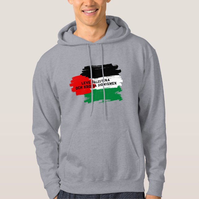 Moletom de Resiliência & Solidariedade Palestina (Frente)