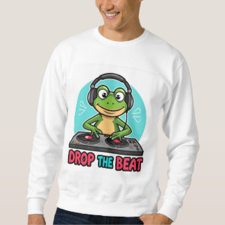 Moletom de Sapo Drop the Beat Camiseta engraçada d