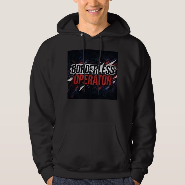 Moletom de Tecnologia Cyberpunk Borderless Operato (Frente)