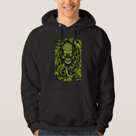 Moletom de Terror com Monstro de Tentáculo Verde S