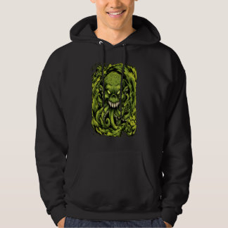 Moletom de Terror com Monstro de Tentáculo Verde S