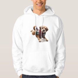 Moletom "De Verdade, Está Frio! Cachorro Engraçado com Cac