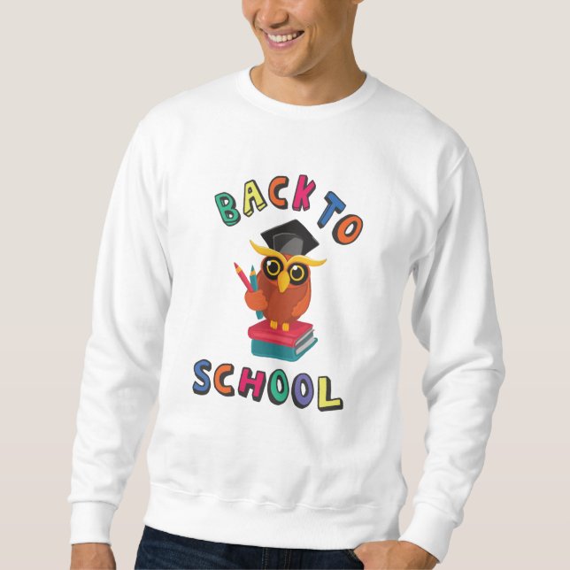 Moletom De volta à escola (Frente)