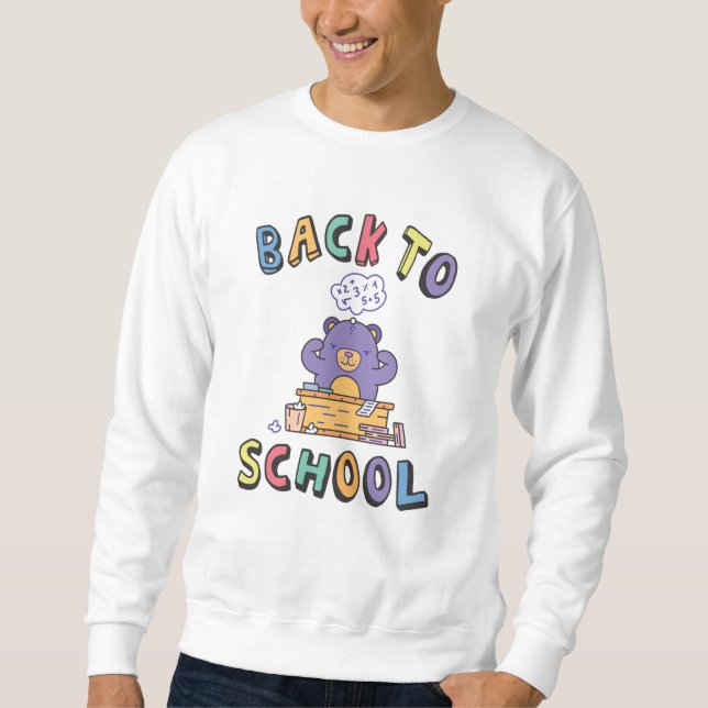 Moletom De volta à escola (Frente)