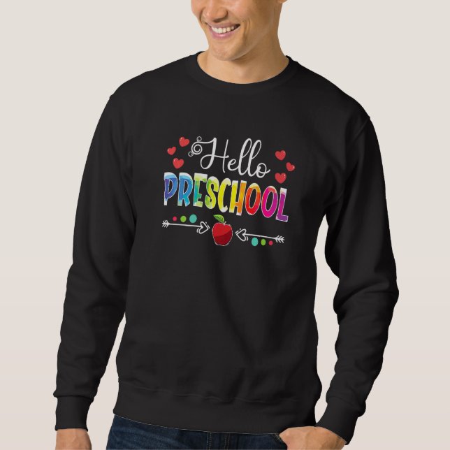 Moletom De Volta À Escola Alô Professor universitário Gir (Frente)