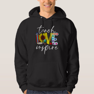 Moletom De Volta à Escola Ensine Amor Inspire Professores 