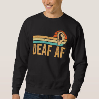 Moletom Deaf Pride Awareness ASL Sign Language Deaf AF
