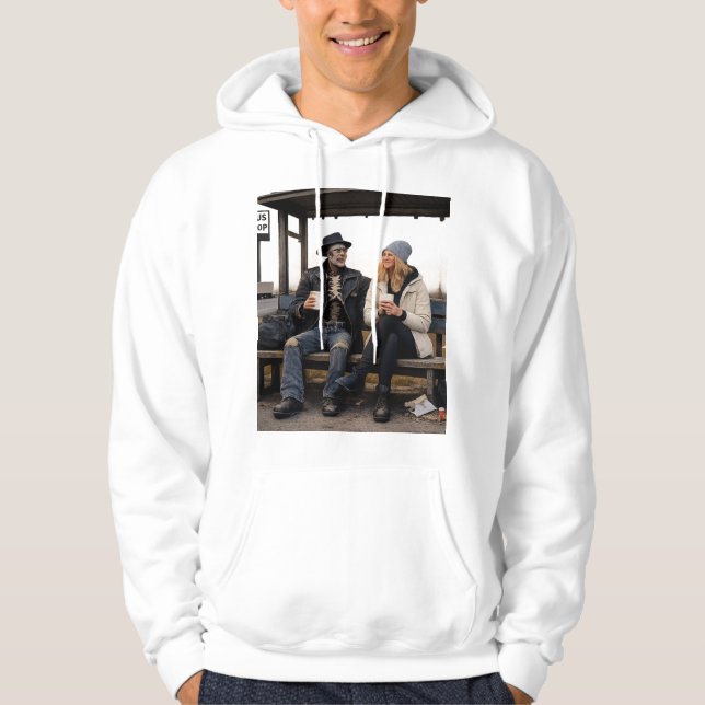 Moletom “Death Never Misses Coffee ☕💀” (Frente)