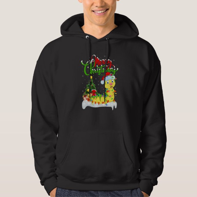 Moletom Decorações de Natal Lagarta Lagarta Natal (Frente)
