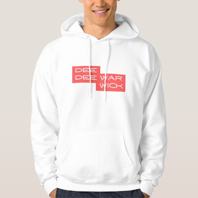 Moletom Dee Dee Warwick Coral Red Hoodie (Frente)