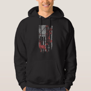 Moletom Deer Hunter Arco Vintage - Bandeira Americana Afet