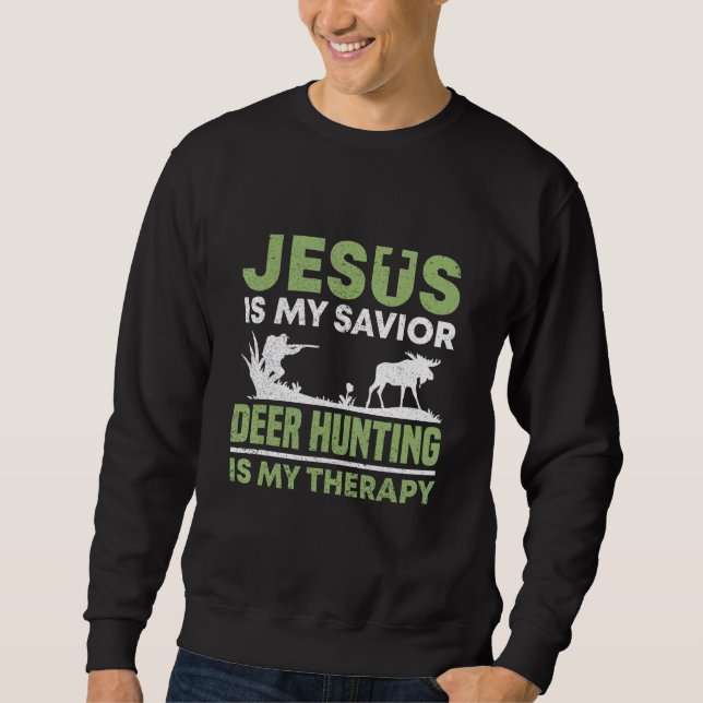Moletom Deer Hunter Season Jesus Huntsman (Frente)