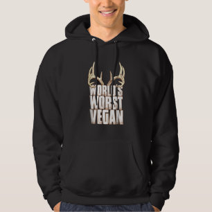 Moletom Deer Hunting Worlds Worst Vegan