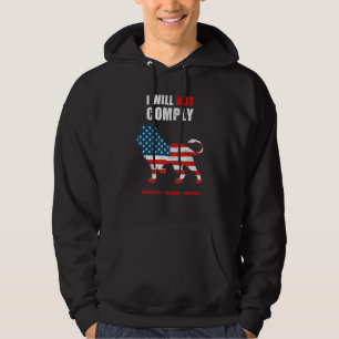 Moletom Defiant Patriot Conservative Medical Freedom 2