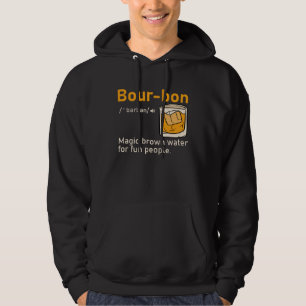 Moletom Definição de Bourbon Magia Água Marrom Uísque Ho