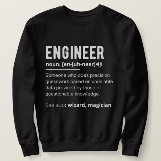 MOLETOM DEFINIÇÃO DO ENGENHEIRO (Frente do Design)